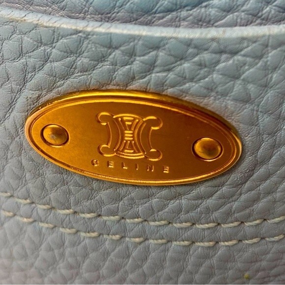 Celine Light Blue Boogie Bag Leather Tote O/S - Picture 6 of 15